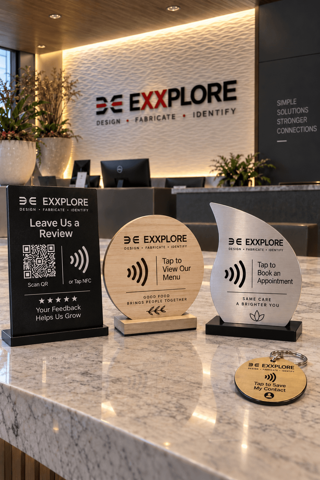 Turn a physical touchpoint into an action.